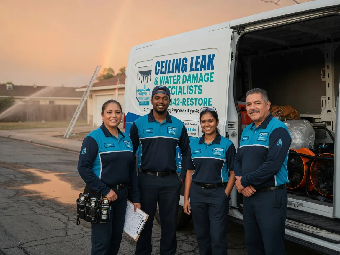 Ceiling Leak Cleanup company in Dry Run, PA